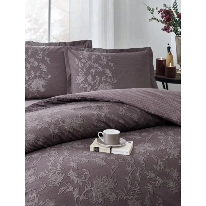 Özdilek Çift Kişilik Ranforce Nev Takımı Borocco Mürdüm