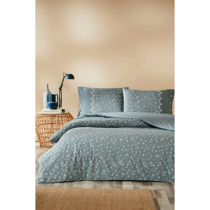 Özdilek Çift Kişilik Ranforce Nev Takımı Cilantro Mavi