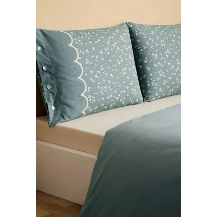 Özdilek Çift Kişilik Ranforce Nev Takımı Cilantro Mavi