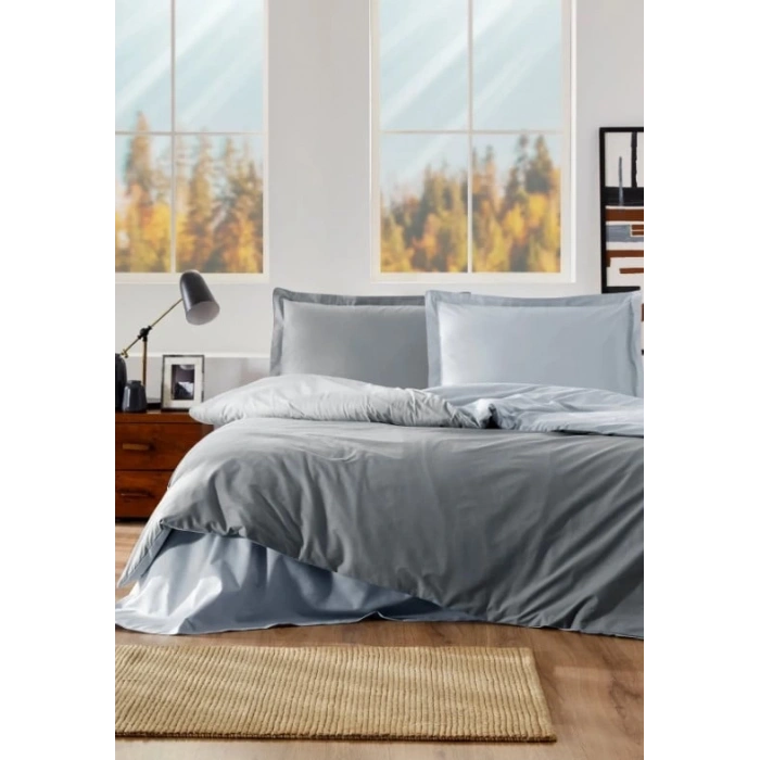 Özdilek Çift Kişilik Ranforce Nev Takımı Colourist Buz Gri