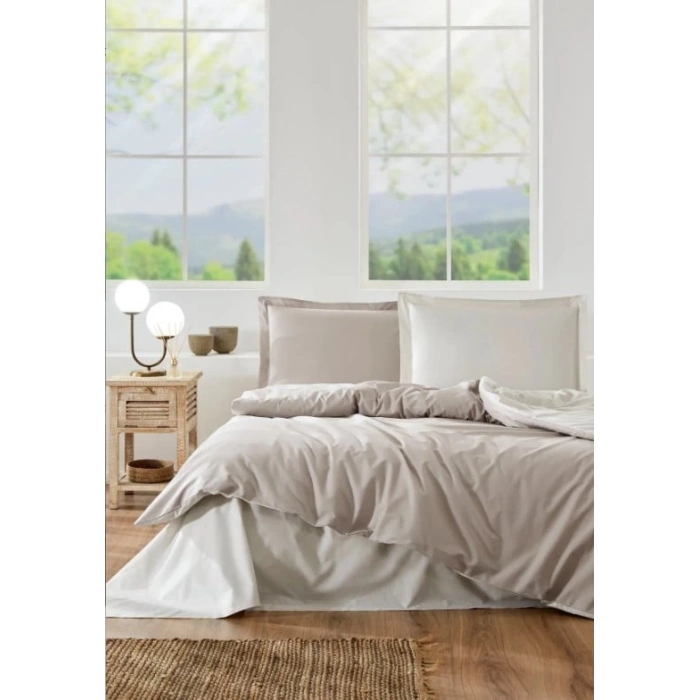 Özdilek Çift Kişilik Ranforce Nev Takımı Colourist  Kum Beji Vanilya