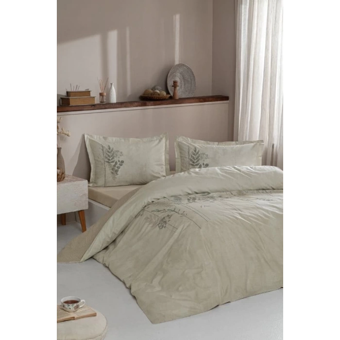 Özdilek Çift Kişilik Ranforce Nev Takımı Conium Krem