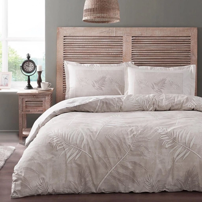 Özdilek Çift Kişilik Ranforce Nev Takımı Frunze Kahve