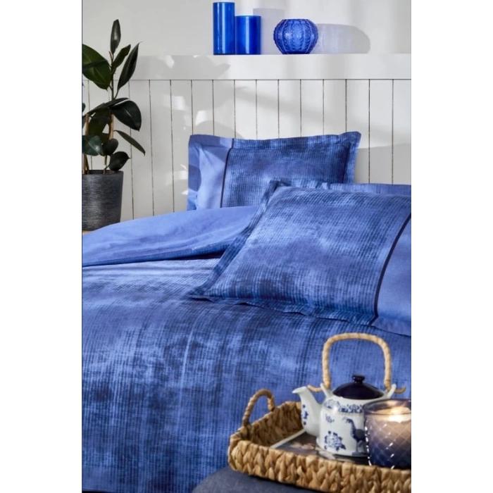 Özdilek Çift Kişilik Ranforce Nev Takımı Horizon Mavi