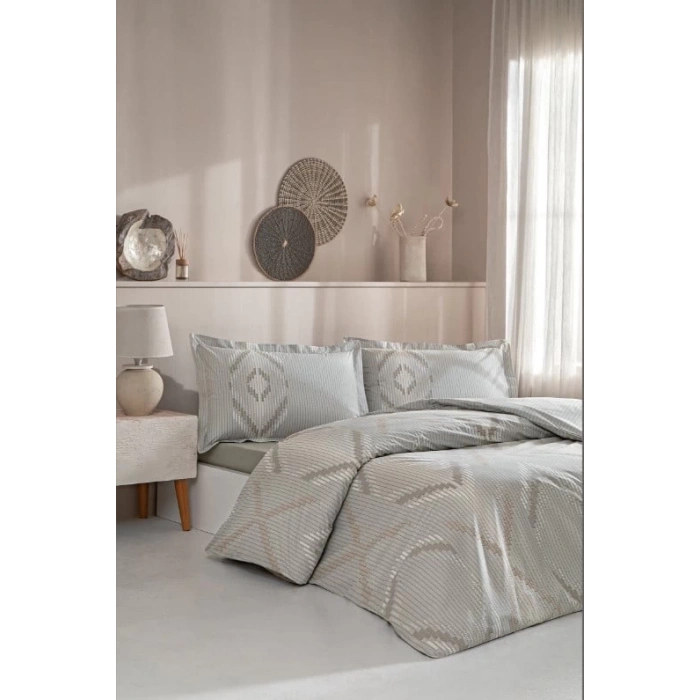 Özdilek Çift Kişilik Ranforce Nev Takımı Linea Ethnica Krem