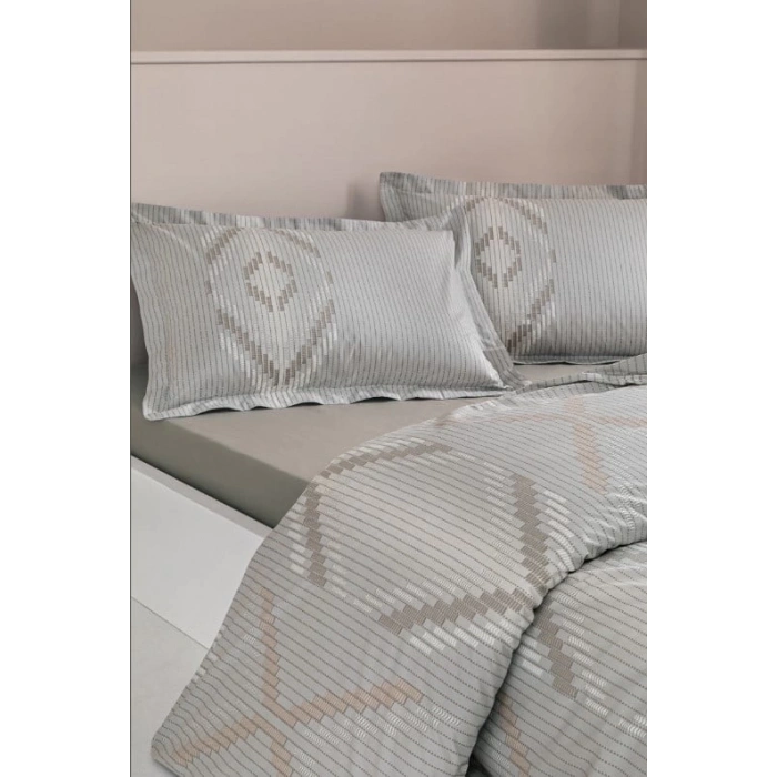 Özdilek Çift Kişilik Ranforce Nev Takımı Linea Ethnica Krem