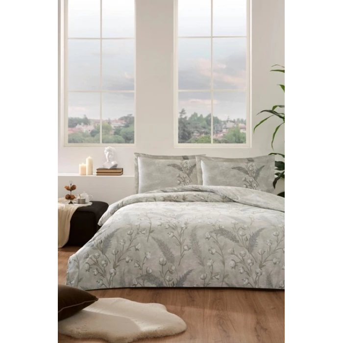 Özdilek Çift Kişilik Ranforce Nev Takımı Algodon Bej