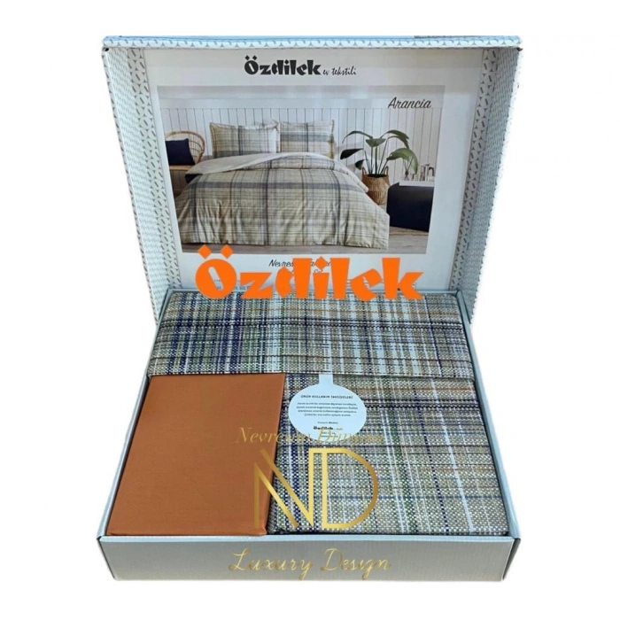 Özdilek Çift Kişilik Ranforce Nev Takımı Aran Krem