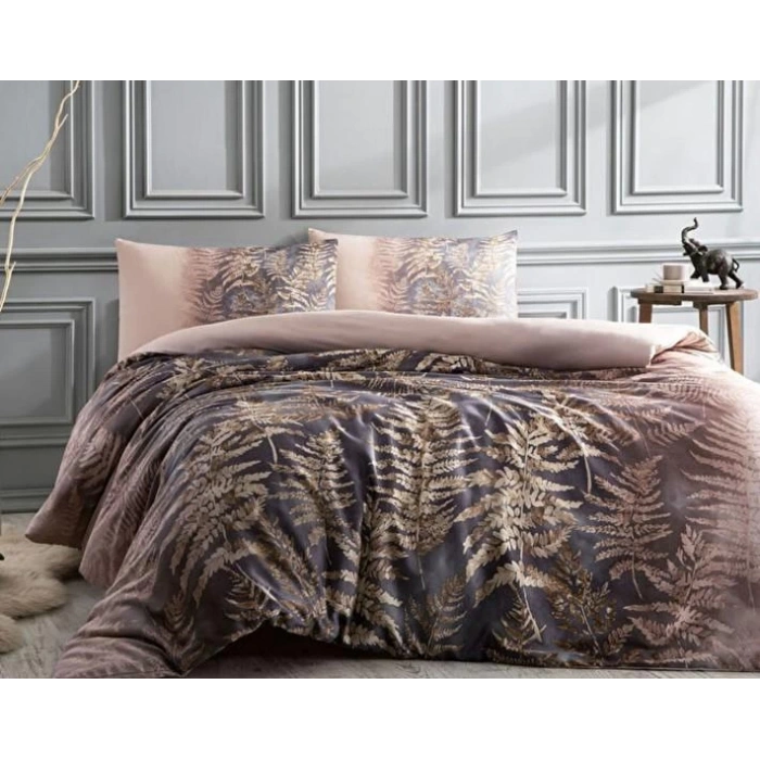 Özdilek Çift Kişilik Ranforce Nev Takımı Brisa Folha Pudra