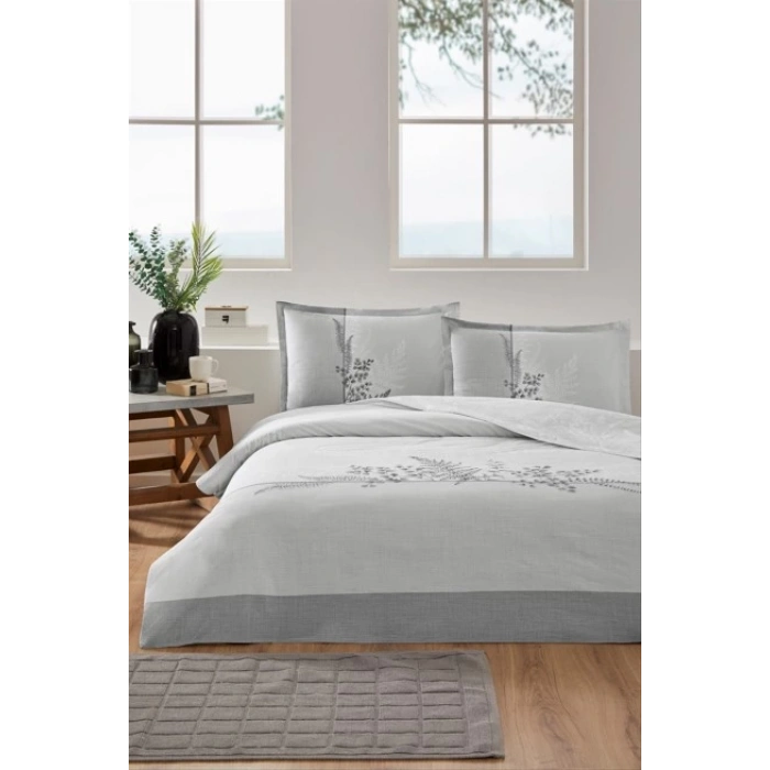 Özdilek Çift Kişilik Ranforce Nev Takımı Helecho Gri