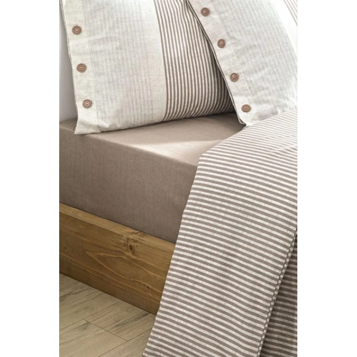 Özdilek Çift Kişilik Ranforce Nev Takımı Natural Line Bej