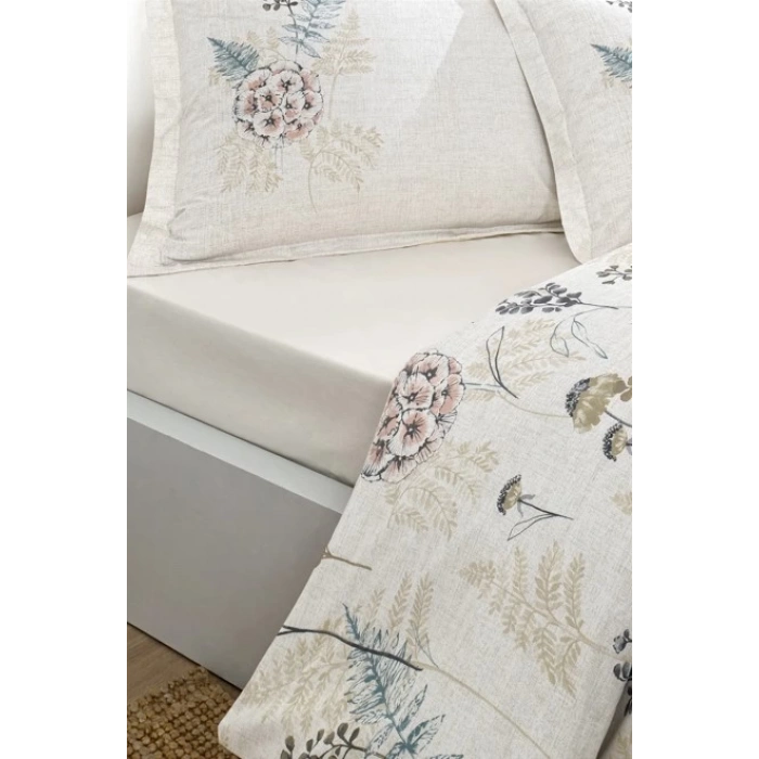 Özdilek Çift Kişilik Ranforce Nev Takımı Phlox Krem