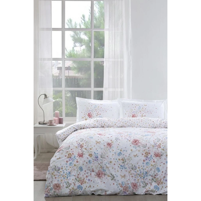 Özdilek Çift Kişilik Ranforce Nev Takımı Visterya Beyaz