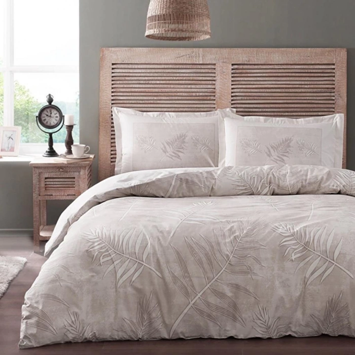 Özdilek Tek Kişilik Ranforce Nev Takımı Frunze Kahve