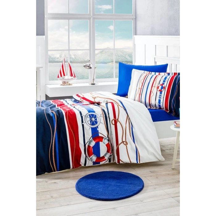 Özdilek Tek Kişilik Ranforce Nev Takımı Seashore Mavi