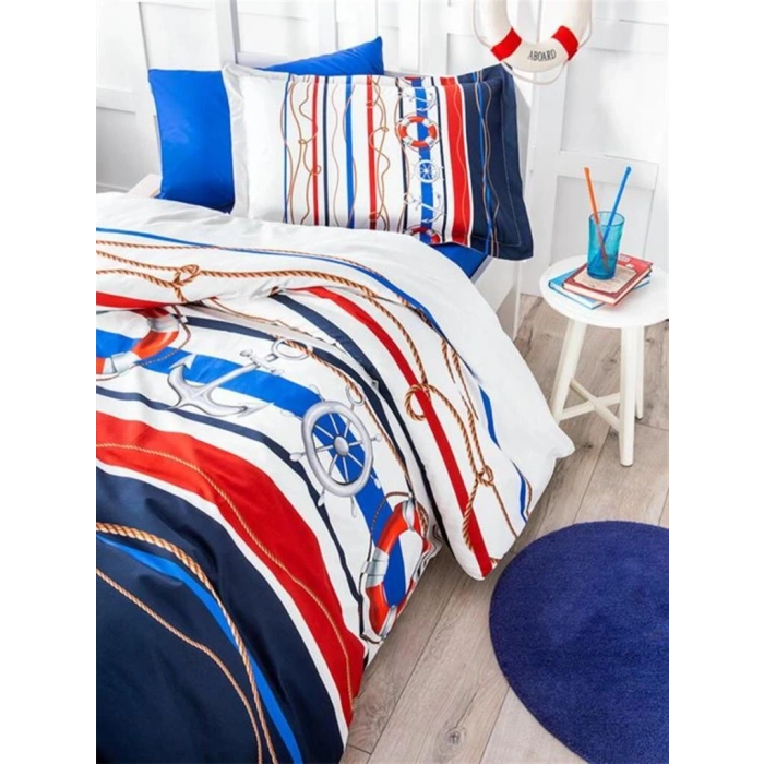 Özdilek Tek Kişilik Ranforce Nev Takımı Seashore Mavi