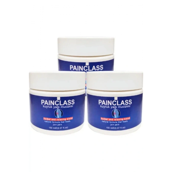 Painclass Hızlı Ve Etkili Kas, Eklem, Ağrı, Kramp Ve İçin Kuyruk Yağı Kremi 150ml X 3 ADET