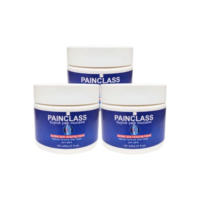 Painclass HZNKS038 3ADET 150 ml Büyük Boy Kuyruk Yağı Kremi Pain Cream Ağ Rılara Krem
