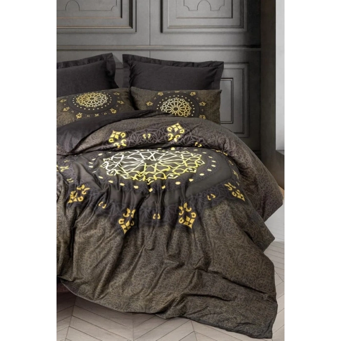 Palace Saten Çift Kişilik Nev Takımı Togay Antrasit