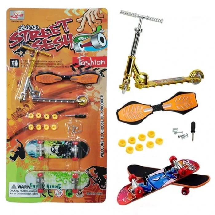 Parmak Kaykay - Skate Board - Paten ve Scooter Oyun Seti - 0-13 - Tcu