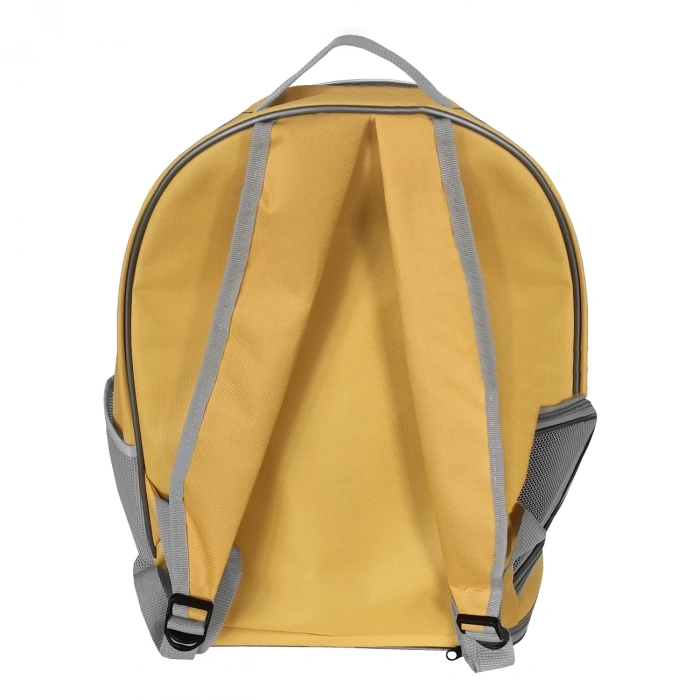 Patili Astronot Şeffaf Taşıma Sırt Çantası Sarı 24 x 32 x 42 cm