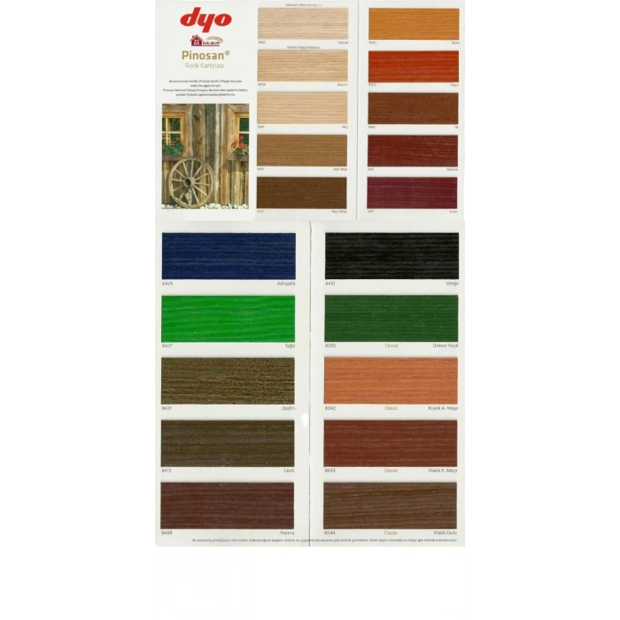 Pinosan Ahşap Verniği 2,5 Litre 8405 Balsa