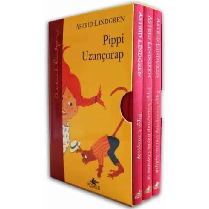 Pippi Uzunçorap Serisi Kutulu Özel Set (3  - Ciltli)