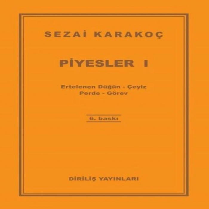 Piyesler 1