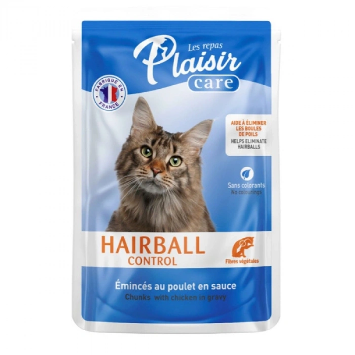 Plaisir Care Tavuklu Tüy Yumağı Önleyici Yetişkin Kedi Konservesi 85gr