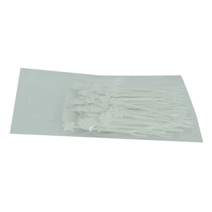 Plastik Cips Börek Tatlı Şeytan Çatalı Beyaz 100 Adet Paket