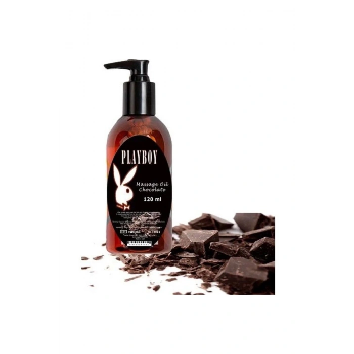 Playboy Chocolate Massage Oil 120 Ml Çikolata Aromalı Vücut Masaj Yağ 3 Adet