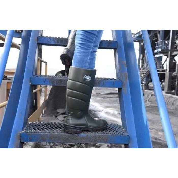 Pollyboot Vega 47 Numara Çelik Blu Çizme Poliüratan