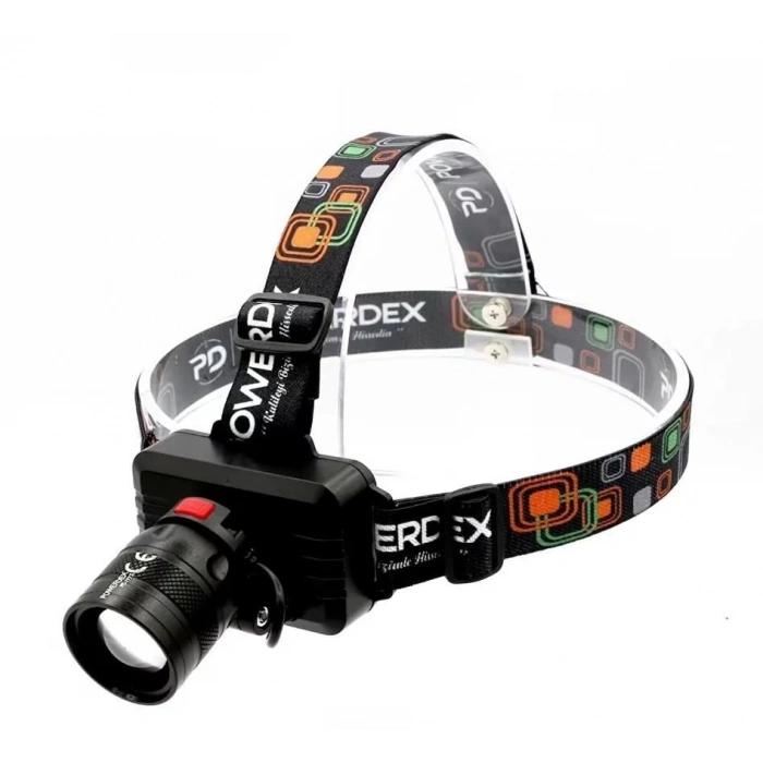 Powerdeks PD-7772 Şarjlı Led Kafa Feneri Zoomlu
