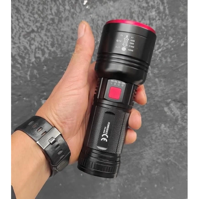 Powerdeks PD-9000 Profesyonel Avcı Feneri