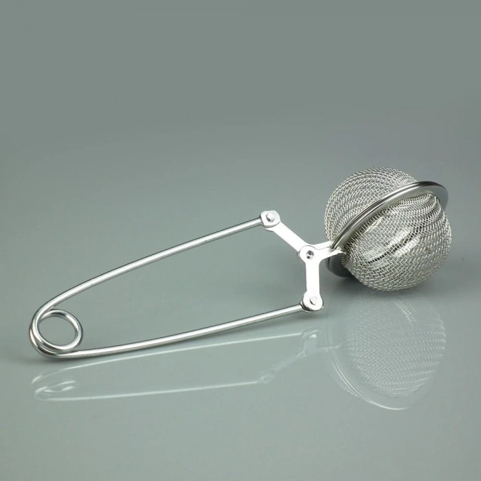 Pratik Paslanmaz Çelik Un Kakao Pudra Şekeri Eleği -Maşalı  Çayı Demleme Süzgeci