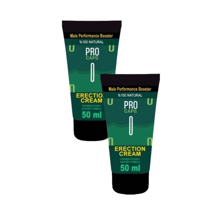Pro Caps 0 Er.kekler Için Ge.ci.ktirici Ser.tleş.tirici Kremi 50 ml X 2 Adet