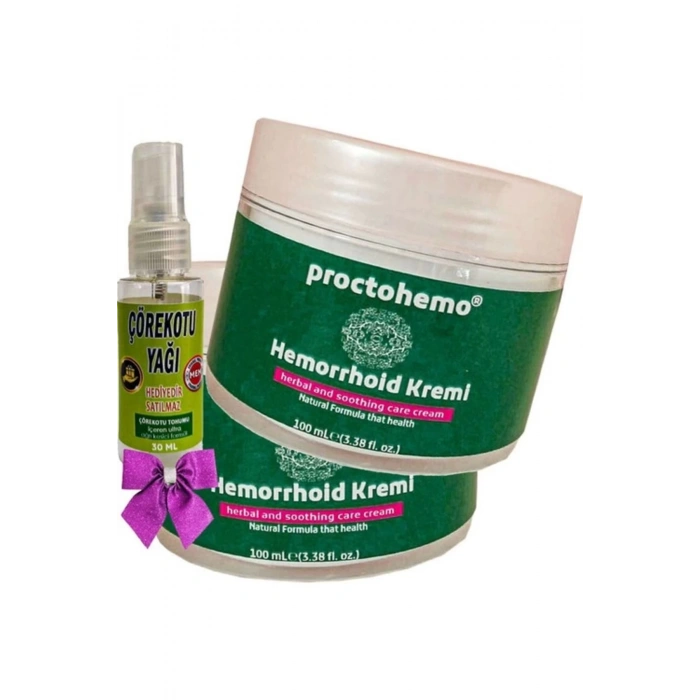 Proctohemo Cream 100 Ml X 2 Adet + Çörek Otu Yağı 30 Ml