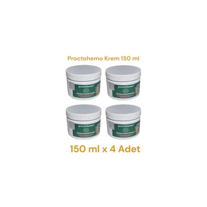 Proctohemo Krem 150 ml - Hemorrhoid Cream x 4 Ad.