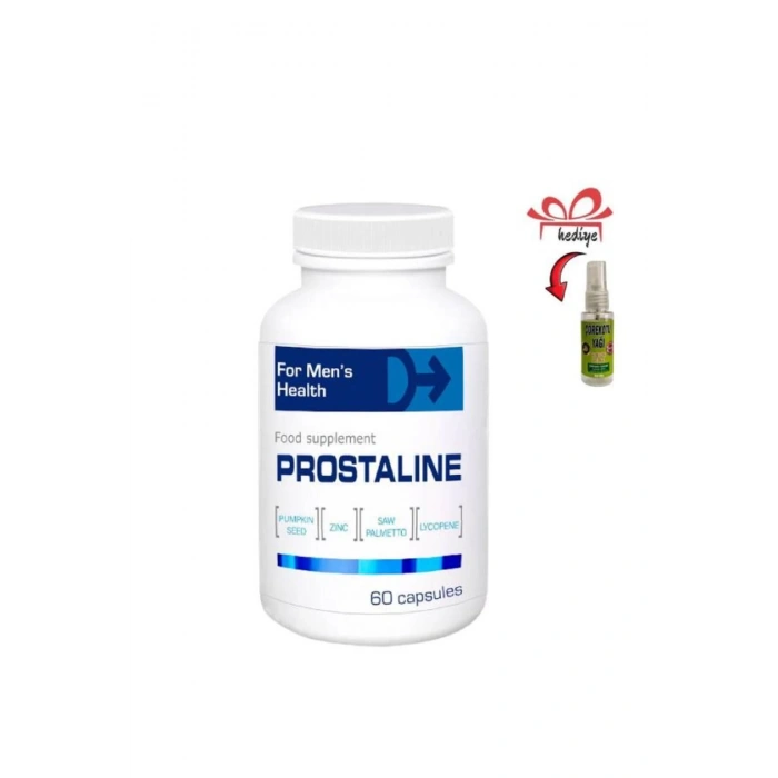 Prostaline la Sorunu Olan Erkeklere Akış Rahatlatma Desteği 60lı X 1 Adet Çörekotu Yağı