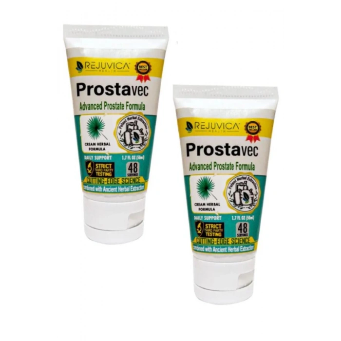 Prostavec Advancede New Formula Erkekler Için Pros.tat Için Bakım Masaj Kremi 50 ml 2 Adet.