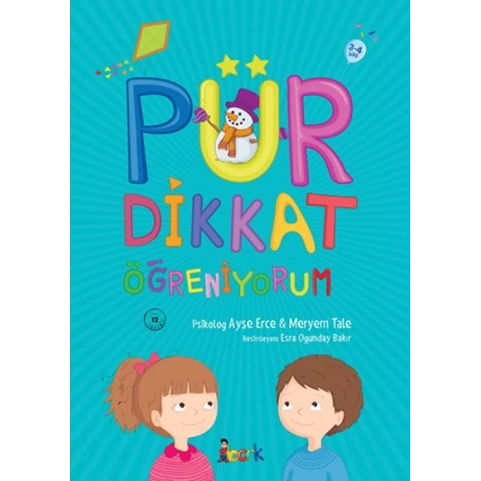 Pür Dikkat Öğreniyorum 1 (3-4 Yaş)