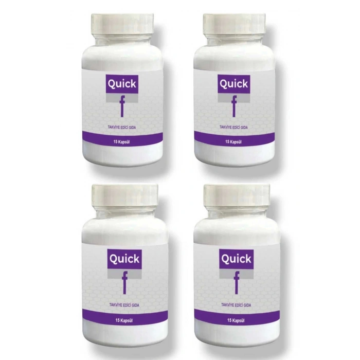 Quick F 15li Diyet Destekleyici Takviye Za.yıflama Yaz Hazırlık Seti X 4 Adet