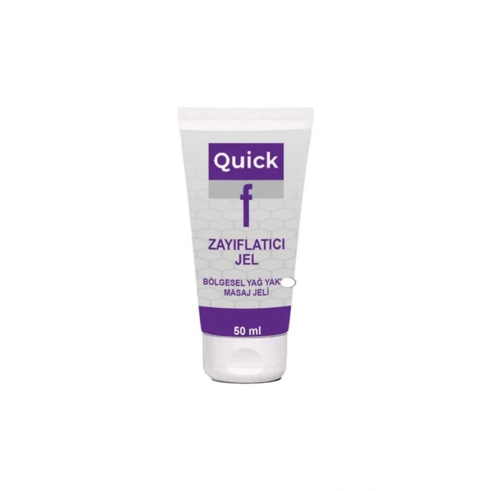 Quick F Gel Bölgesel Yağ Yakımını Destekleyen İnceltilmiş Selülitinizin Yeni Sırrı Hızlı Jel 50 ml