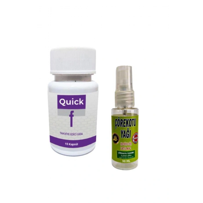 Quick F15 Incelmenize nıza Diyet Takviyesi 15li X 1 Adet Çörek Yağı Ile