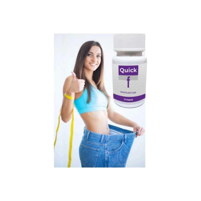 QuickF Bölgesel Yağ Yakımını Destekleyen Selülitinizin Yeni Sırrı Jel 50 ml + QuickF 15li Diyet Cap