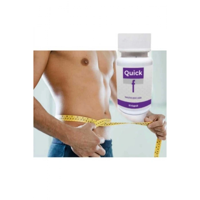 QuickF Bölgesel Yağ Yakımını Destekleyen Selülitinizin Yeni Sırrı Jel 50 ml + QuickF 15li Diyet Cap