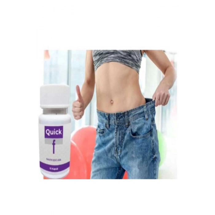QuickF Bölgesel Yağ Yakımını Destekleyen Selülitinizin Yeni Sırrı Jel 50 ml + QuickF 15li Diyet Cap