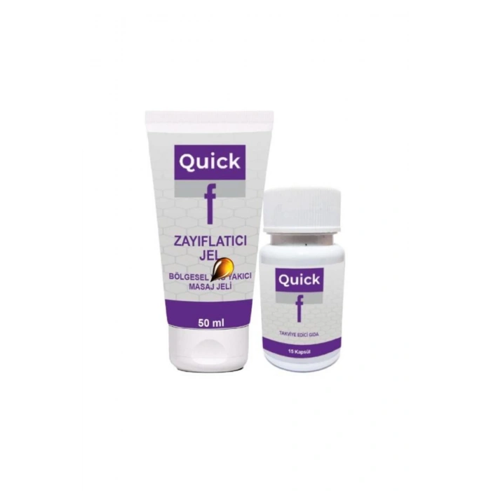 QuickF İnceltilmiş Beliniz ve Silüetinizin Bakım Seti + Masaj Yağı 30 ml