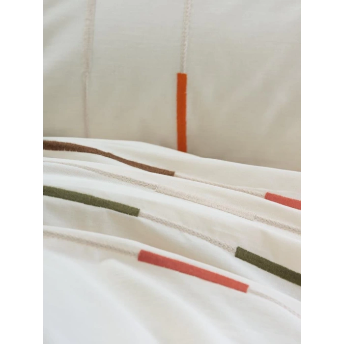 Ranforce Çift Kişilik Nev Takımı İvory Yeşil