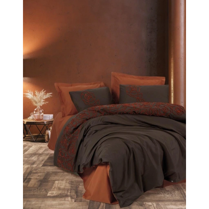 Ranforce Çift Kişilik Nev Takımı Rosen Kiremit